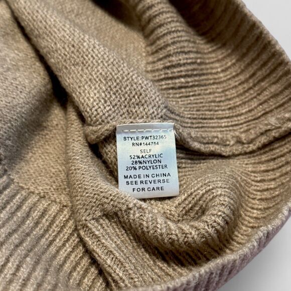 Davi & Dani Large Flower Print Women's Sweater Beige Orange Loose Fit Size 3XL - Picture 7 of 8